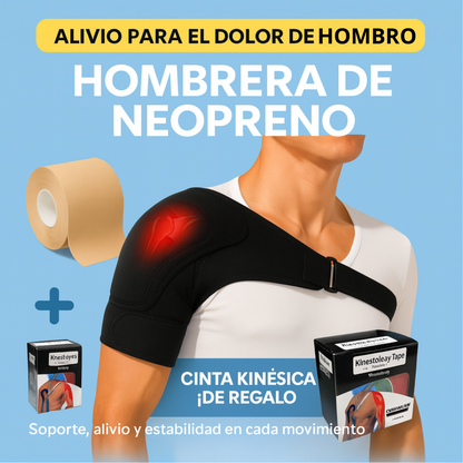 Hombrera Ortopédica Pro+ Cinta Kinesiológica